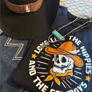 Rodeo Hippie Graphic Western Tee